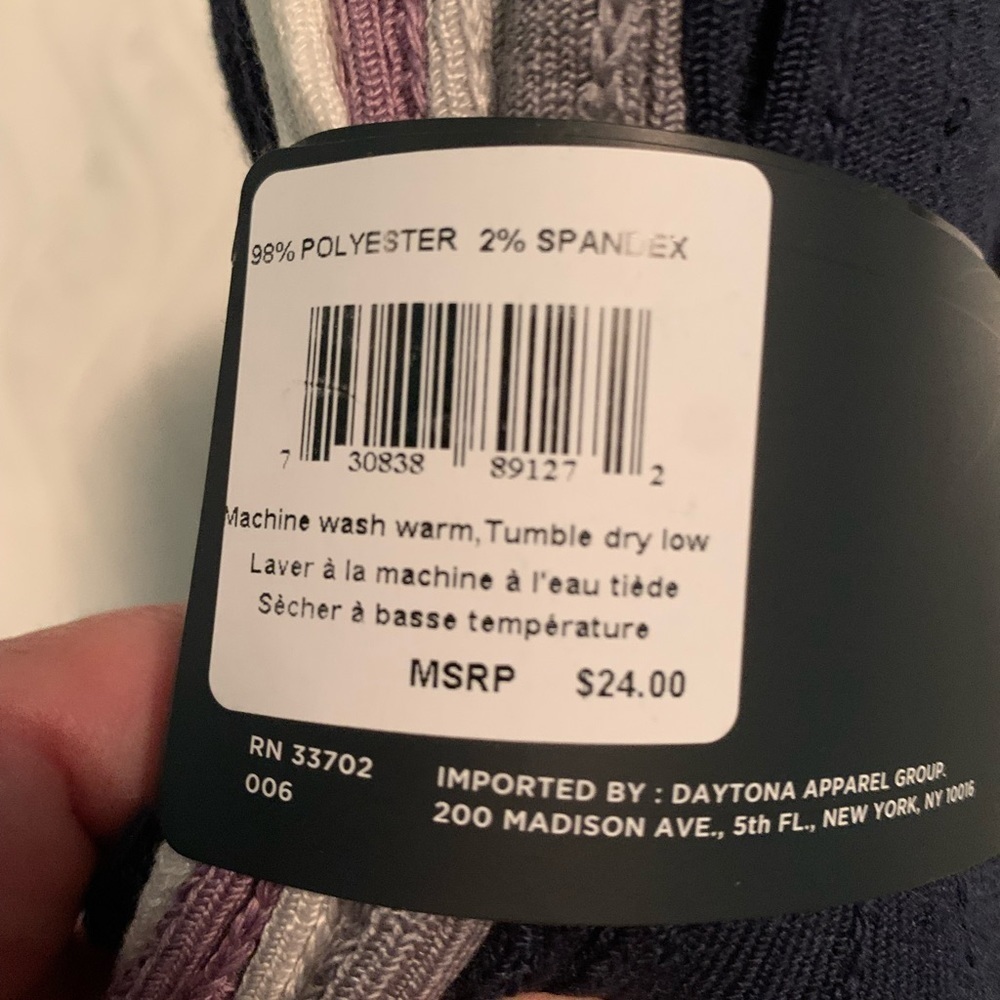3 for $30 Jones Nee York 5 Ankle Socks Women’s Sz 4-10 - Picture 8 of 9